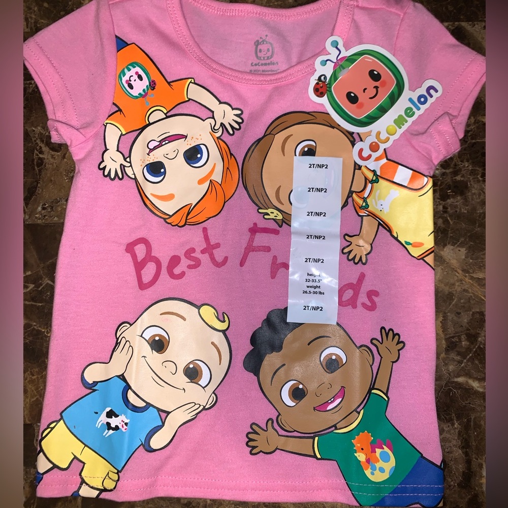 Cocomelon shirt for baby girl
